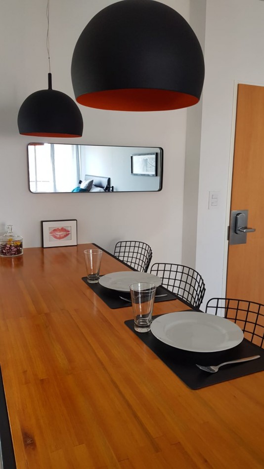 Alquiler departamento monoambiente completamente amoblado y equipado Av.13 entre 63 y 64